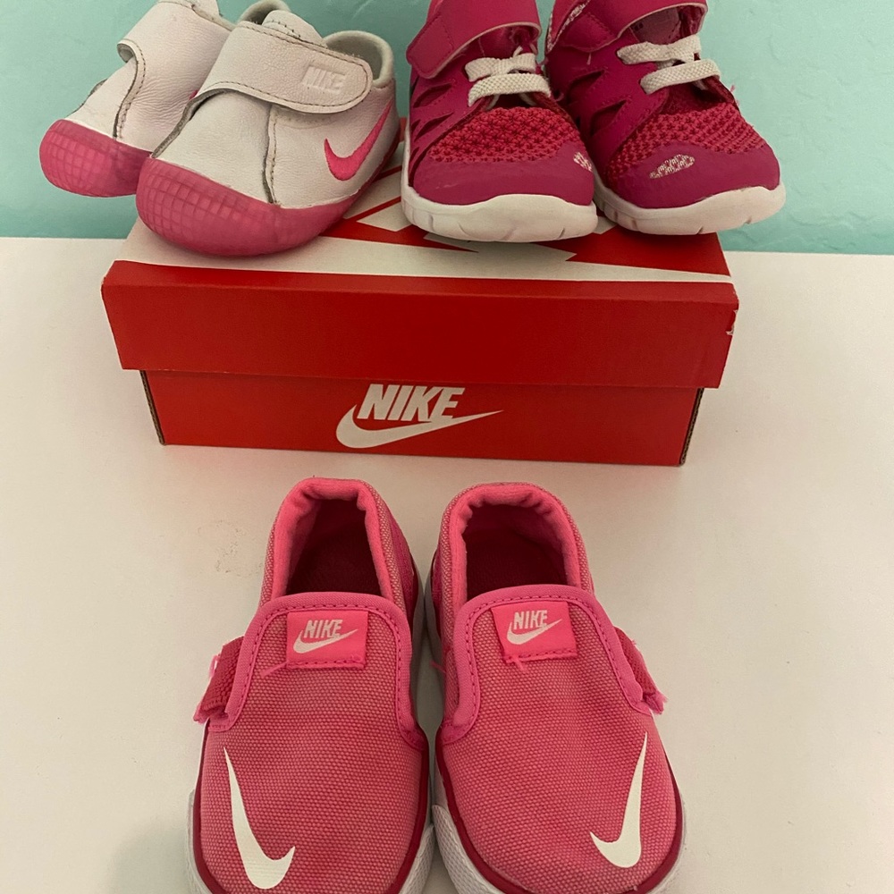 Lot of Baby/Toddler size 3 nike shoes